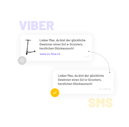 Viber-to-SMS