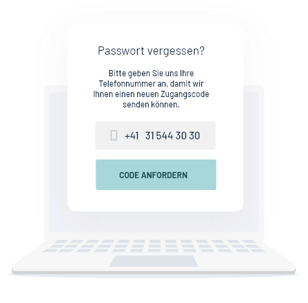 Passwort Wiederherstellung per SMS